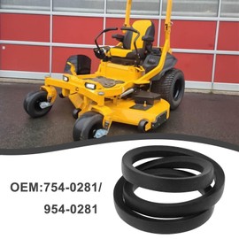 EMSea 1Pc Lawn Mower V-Belt 1080mm Variable Speed Belt Replacement Part 754-0281 954-0281 Compatible with NOVO Super 110 SL/135-6821 (1985)
