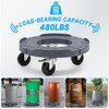 W B D WEIBIDA Upgraded Trash Can Roller Base Adjustable