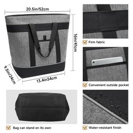 SANLIKE Insulated Fish Cooler Bag 40in Leakproof Fish Kill Bag Large Portable Waterproof Insulated Fish Bag Keep Ice Cold More Than 24 Hours