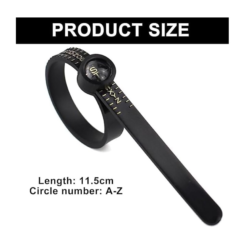 2 Pcs Adjustable Ring Sizer UK – Ring Measurement Tool