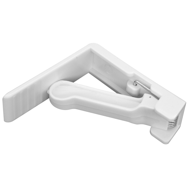 Fackelmann Tablecloth Clips Set, White, 17 x 11.7 x 1.8