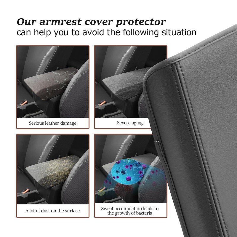 SKTU Armrest Cover Compatible with Dacia Sandero III Stepway Jogger