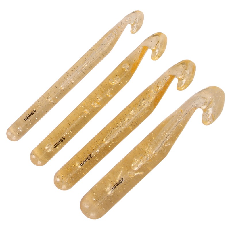 Large Crochet Hooks Plastic Weaving Knitting Crochet Hook Tools for