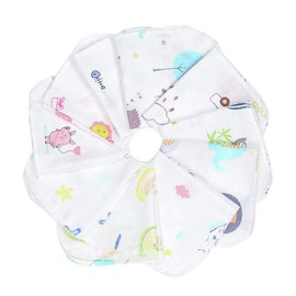 MOMSMENU Gauze Handkerchief, 4-ply Gauze Towel, 100% Cotton, Soft, Baby Gauze, 9.8 x 9.8 inches (25 x 25 cm), 10 Sheets