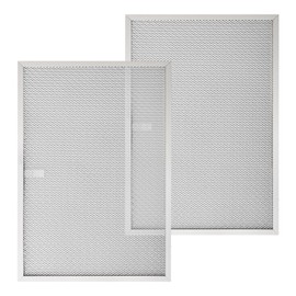 Bularie BPS1FA36 Aluminum Range Hood Filter 11-3/4 x 17-1/4 x 3/8" Compatible With Broan QS1 36" Nu Tone Allure 36" WS1, Replacement Hood Filter for Whirl pool Estate Se ars Ken more 99010300E, 2pcs