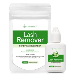 Lunamoon Wimpernentferner 15ml Gel Entferner für Wimpernverlängerungen Lashes Remover Wimpern Kleberentferner (G-Aloe)