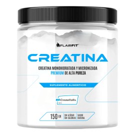 Flairfit® Creatina Premium Creavitalis® Monohidratada Y Micro 150gr Sabor Sin sabor