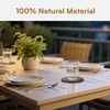 Absorbent Stone Coaster with Holder Set of 6 - Diatomite