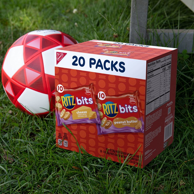 RITZ Bits Cheese and RITZ Bits Peanut Butter Sandwich Crackers