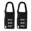 sourcing map 3-Digit Combination Lock, 3 mm Diameter Shackle Combination