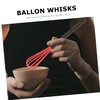 FOMIYES 5-pack Random Plastic Salon Hairdresser Dye Whisk Stirrer for