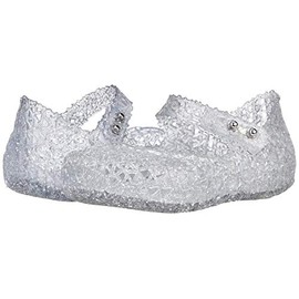 mini melissa Girl's Campana Papel BB (Toddler/Little Kid) Glitter Clear 9 Toddler M