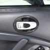 BEBECAR Carbon Fiber ABS Door Handle Bezel Trim COver Fits