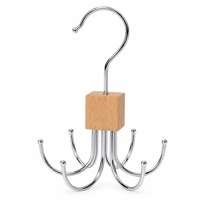 360° Rotating Belt Hanger for Closet Storage – Multi-Use Organizer