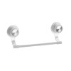 mDesign Strong Suction Wall Mount Plastic/Metal Wash Cloth Hand Towel