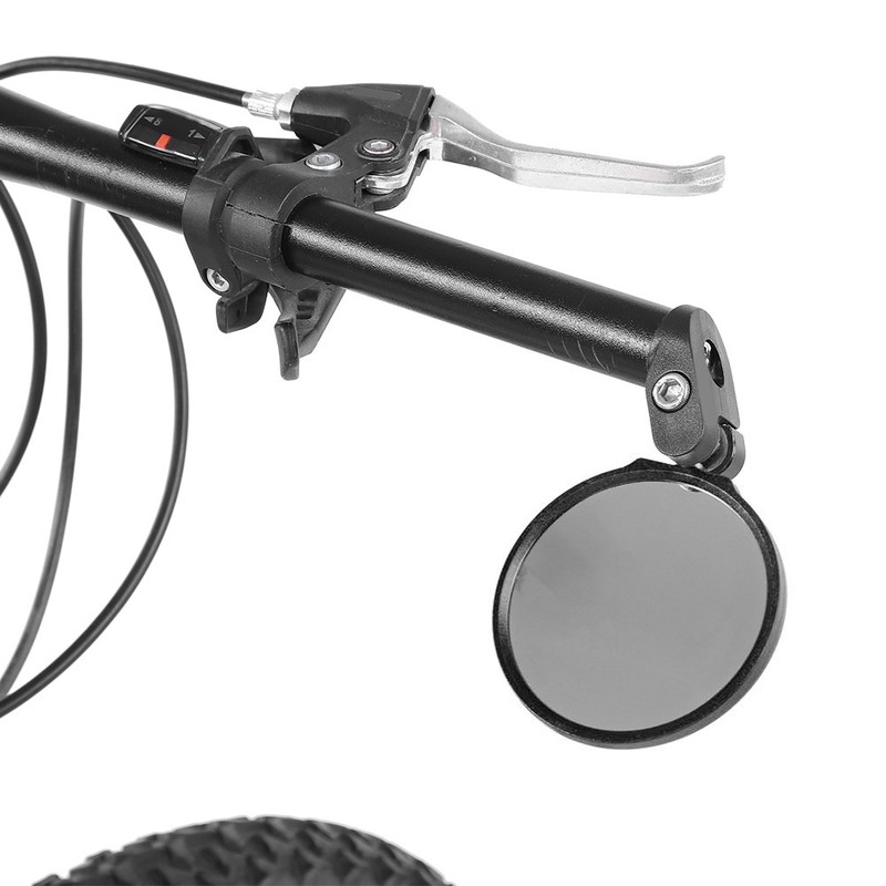 Bicycle Handlebar Review Rear Back View 180 Rotation Mirror for