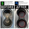 SENSHINE for Chevy Camaro Accessories 2010-2015 Interior Cup Holder Inserts