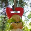 Climbing Gnome 32cm Hanging Rope Garden Tree Ornament Statue Sculpture