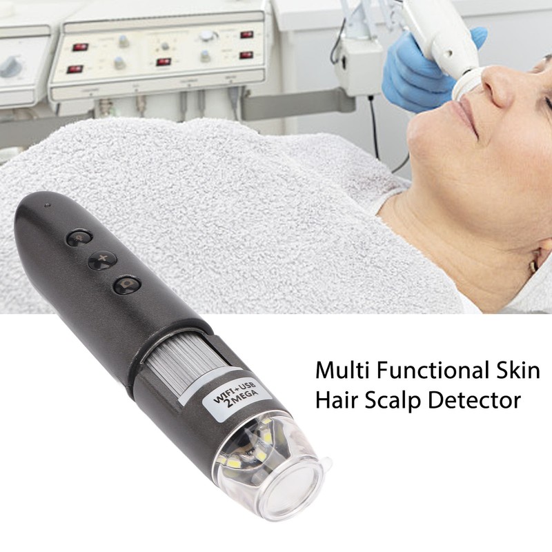 Wireless Digital Microscope 0X‑500X Magnification WiFi 2MP Camera USB Microscopes