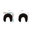 Cherry Stone Neck Pillow, 30 x 33 cm, Black, Cherry