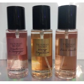Victoria's Secret 3VICTORIA'S SECRET MINI MIST STRAWBERRIES CHAMPAGNE MANGOTEMPTATIO