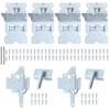 ZEKOO Stainless Steel Gate Hardware Kit, Self Closing Gate Hinges