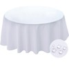 BYDOLL Table Cloth Round 60 Inch Tablecloth Fits Max50 Inch