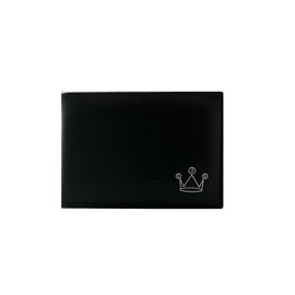JLSW Men's Wallet with RFID Protection (Black-Black)