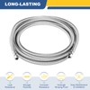 GUOFIS 10 FT Refrigerator Water Line,Stainless Steel Braided Ice Maker