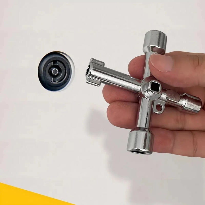 Llave Universal Combinada CEROB 5 En 1 Para Gabinetes Eléctricos