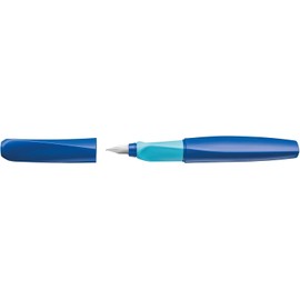 Pelikan 814751 - Pluma estilográfica Twist con 1 cartucho de tinta, punta fina, azul profundo, en caja