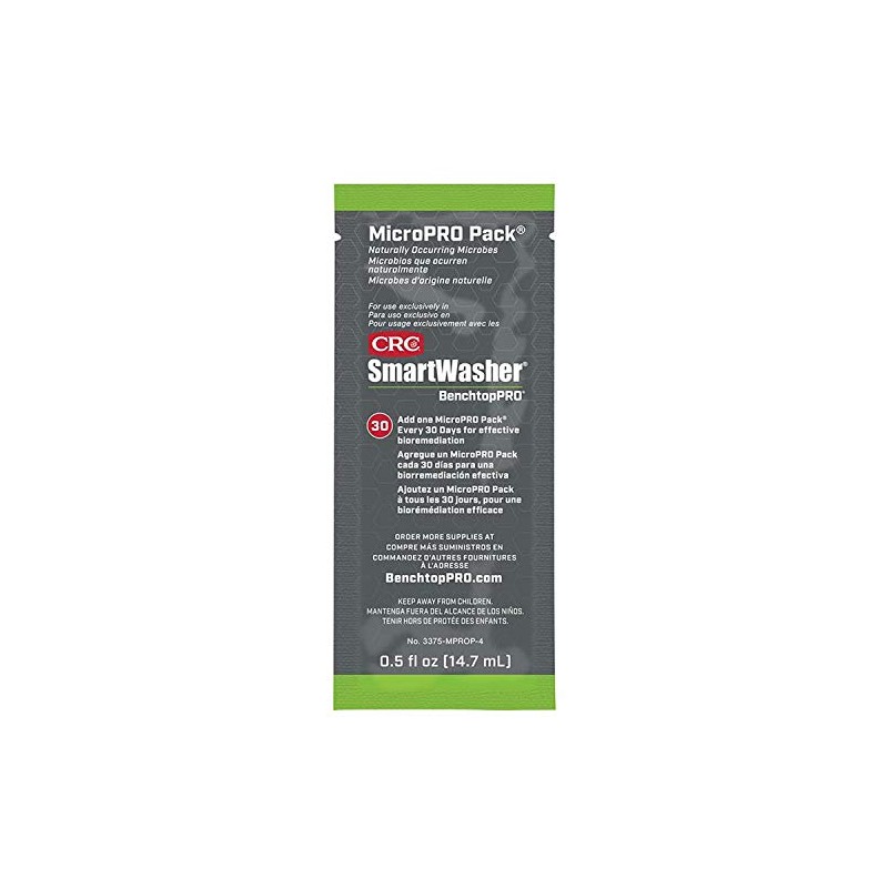 CRC SmartWasher 1751154 BenchtopPRO MicroPRO Pack – [Pack of 4]