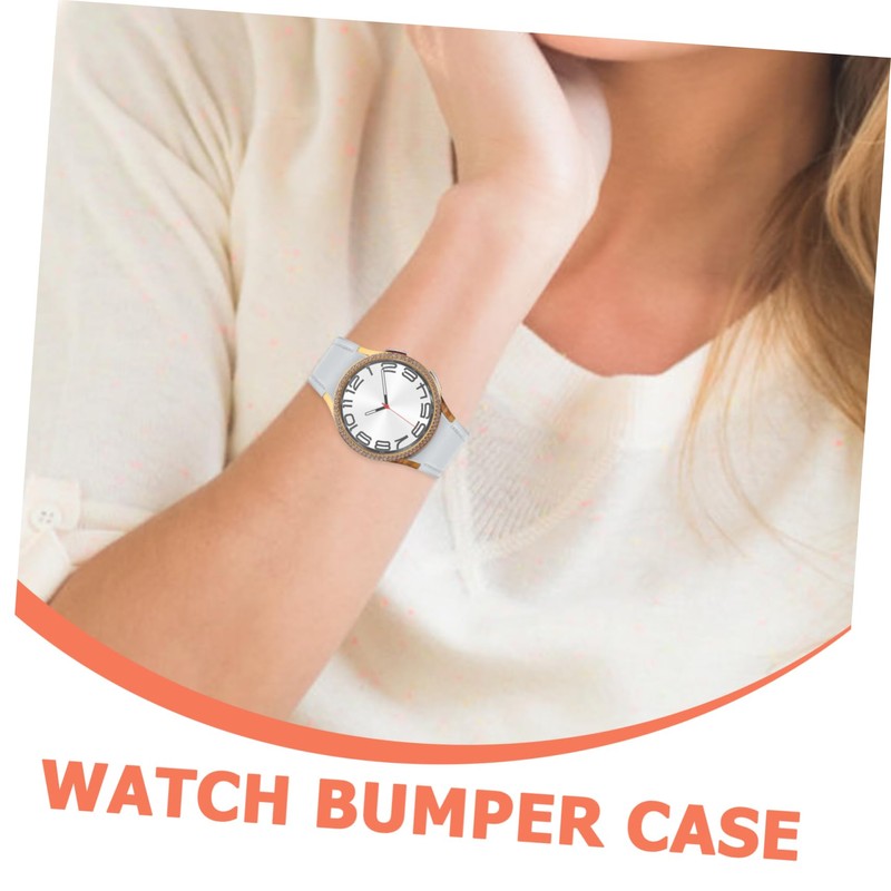 jojofuny Watch Bumper Protector Case for Watch Scratch Shock Resistant
