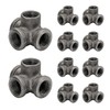 1/2" Pipe Fittings 4-Way Side Outlet Tee - Home Expert