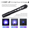 LIGHTFE Black Light D11A 395nm Ultraviolet Flashlight with high-Power Ultraviolet
