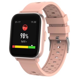 Denver SW-164 Bluetooth Waterproof Smart Watch - Body Temp, Blood Oxygen, Heart Rate, Sleep Monitor - Sports Activity Tracker - iOS and Android (UK Version)