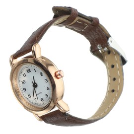 Hemobllo Women's Watch, Stylish Digital Watch, Simple Round Watch, Women's Leather Wrist Watch for Women, Girls, Students