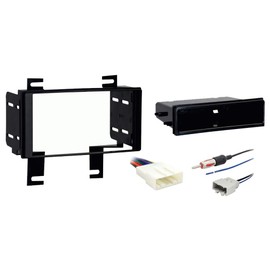 Harmony Audio HA-707552 Compatible with Nissan Rogue 2012-2013 Factory Stereo to Aftermarket Harness Adapter, HA-40NI12 Aftermarket Antenna Adapter and Metra 99-7616 Single/Double DIN Install Kit