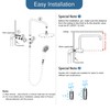 HOMVIVA® All Solid Metal 3-Way Shower Arm Diverter Valve with