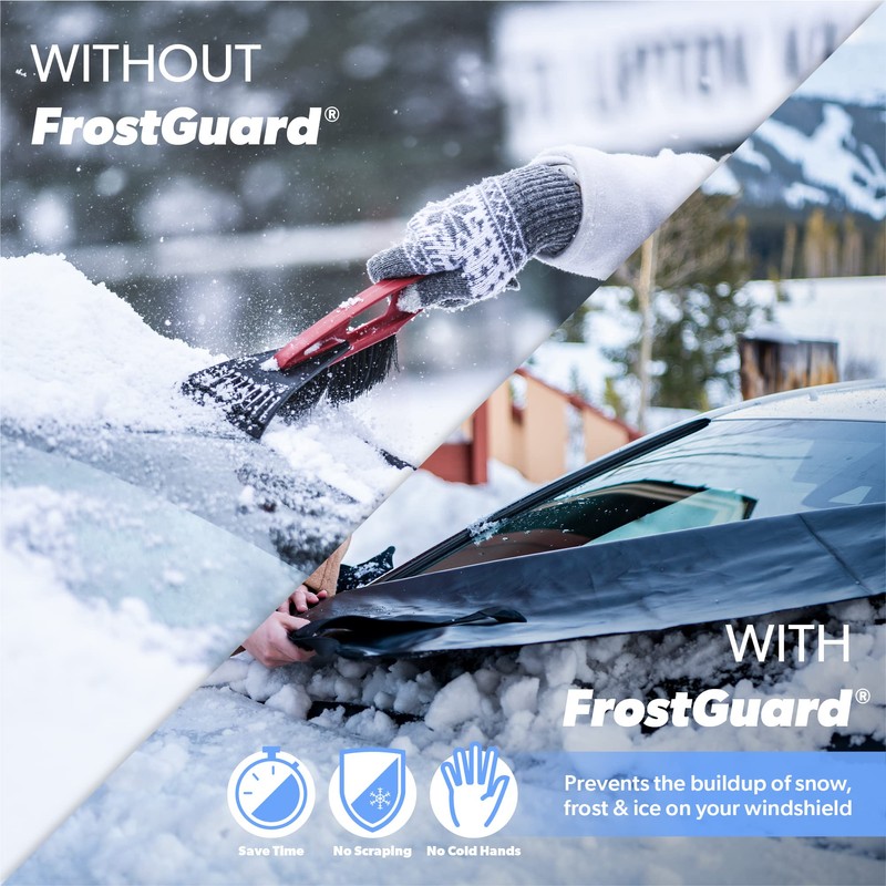 FrostGuard Plus | Winter Windshield Cover for Ice and Snow,