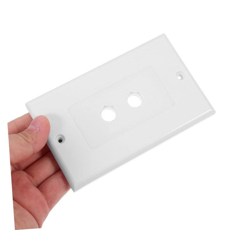 jojofuny Media Wall Connector Speaker Wire Wall Plate with Screws