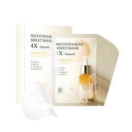 Facial Sheet Mask Set, 10 Pcs Hydrating Moisturizing Masks, Deep Soothing Repairing, Fade Fine Lines, Increase Skin Elasticity and Firmness, Brighten Skin Tone, Korean Skincare Products Gift for Women