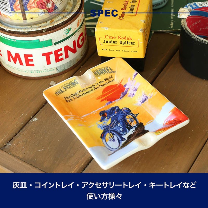 Dulton Ashtray Art Ashtray, white