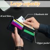 WisePoint Bifold Wallets, PU Leather Slim Wallet Credit Card Wallet