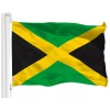 G128 Combo Pack: American USA Flag 3x5 Ft & Jamaica