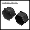 Hihaha 20pcs 21mm Wheel Lock Lug Bolt Nut Cover Caps