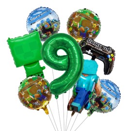 8 Children's Birthday Party Decoration, 9 Years Old Birthday Decoration Boys, Children's Birthday Party Decoration, Birthday Party Supplies for Children's Birthday Party