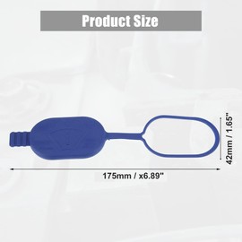 Unifizz Car Windshield Wiper Washer Fluid Reservoir Tank Bottle Cap Cover 2038690108 Blue for Mercedes W221 W209 W203 S203 CL203 C209