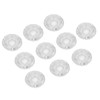10Pcs Footswitch Toppers Clear Transparent Universal for Guitar Effects Pedal