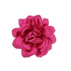 Dainty Satin Fabric Rose Flower Brooch Pin for Women Elegant